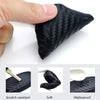 iJDMTOY Carbon Fiber Pattern Soft Silicone Key Fob Cover Case Compatible with Toyota Camry Avalon Corolla Highlander Tacoma RAV4 Smart Key