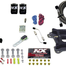 Nitrous Express 30045-00 4150 50-300 HP 4-BBL Alcohol Conventional Stage 6 Plate System