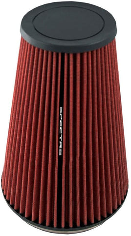 Spectre Universal Clamp-On Air Filter: High Performance, Washable Filter: Round Tapered; 6 in (152 mm) Flange ID; 10.25 in (260 mm) Height; 7.719 in (196 mm) Base; 4.313 in (110 mm) Top, SPE-HPR9605