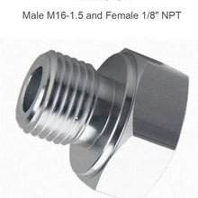 LS Engine Swap M16 1.5 Adapter to 1/8 NPT Mechanical Oil Pressure Sensor LS1 LSX LS3 Gauge 551172 for GMC Chevy Oil Pressure Switch