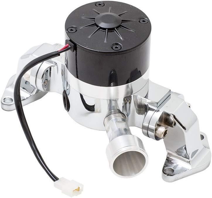 Top Street Performance HC8040C Chrome Finish Aluminum Electric Water Pump