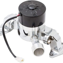 Top Street Performance HC8040C Chrome Finish Aluminum Electric Water Pump