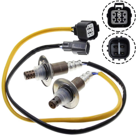 2Pcs Upstream O2 Oxygen Sensor for Subaru 2006-2011 Impreza 2006-2009 Legacy 2006-2010 Forester 2006 Saab 9-2X 2.5L-H4 234-9123 234-4445 MOTOALL