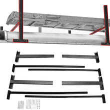 Hodenn Adjustable Roof Ladder Racks Fit for 4" up to 7" Wide Pickup Trucks Trailers
