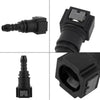 Line Hose Pipe, Premium Car Gas Fuel Inline Line Hose Pipe Tube Quick Release Coupler Connector Accessory Black