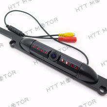 HTTMT MT371-030- HD Color CMOS Car License Plate Frame Mount Rear View Backup Camera 8 IR LED US