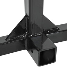 BETTERCLOUD Heavy Duty Steel Construction 3 Point 2" Receiver Trailer Hitch Category 1 Tractor Tow Drawbar Adapter