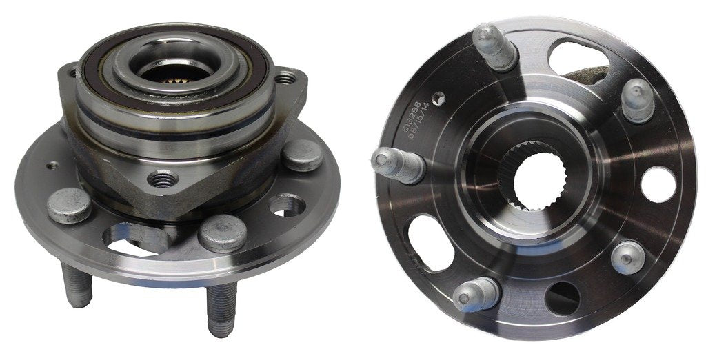 Detroit Axle 513288 Front or Rear Wheel Bearing and Hub Assembly (2pc Set) for Buick Allure, Regal, LaCrosse, Cadillac XTS, CTS, Chevy Malibu, Impala, Equinox, GMC Terrain, Saab 9-5