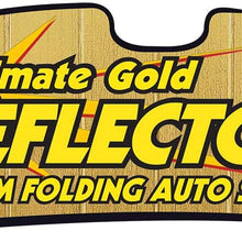 Intro-Tech Automotive NS-77A-RG Gold Ultimate Reflector Custom Fit Folding Windshield Sunshade for Select Nissan Rogue Models, w/Sensor