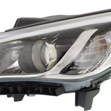 Headlight Assembly Compatible with 2015-2017 Hyundai Sonata Halogen Passenger and Driver Side