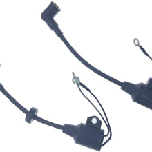 PARTSRUN 2PCS High Performance Ignition Coil Module for Yamaha Marine 10HP 15HP Outboard Engine 63V855700000 63V-85570-00-00,ZF686V