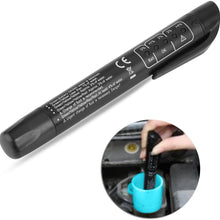 Suuonee Brake Fluid Tester, Digital Brake Fluid Tester Oil Quality Check Pen W/ 5 LED Lights Fit for DOT3 / DOT4 / DOT5