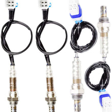higherbro 4x Oxygen O2 Sensor for 2008 2009 2010 2011 2012 2013 GMC Sierra 1500 4.8L/5.3L/6.0L/6.2L Upstream + Downstream Upper Lower
