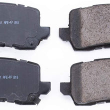 Power Stop 17-1698, Z17 Rear Ceramic Brake Pads with Hardware