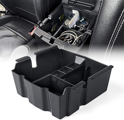 Xprite Center Console Organizer Box with Anti-Slip Rubber Padding for 2018-2020 Jeep Wrangler JL/JLU