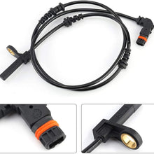 Qii lu ABS Plastic Car Front ABS Wheel Speed Sensor for Mercedes S-class 2219057100 2215400317(Black)
