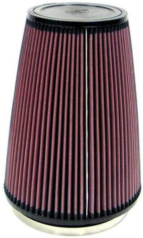 K&N Universal Clamp-On Air Filter: High Performance, Premium, Washable, Replacement Engine Filter: Flange Diameter: 6 In, Filter Height: 10 In, Flange Length: 1 In, Shape: Round Tapered, RU-3280