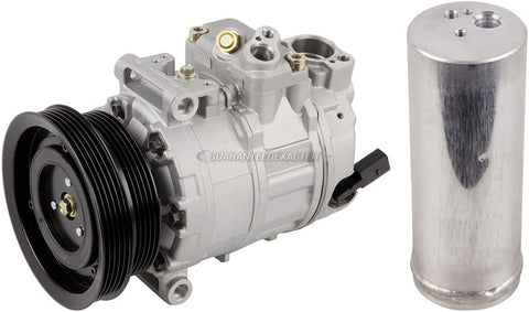 For VW New Beetle 2.5L 2006 2007 2008 2009 2010 AC Compressor w/A/C Drier - BuyAutoParts 60-89043R2 New