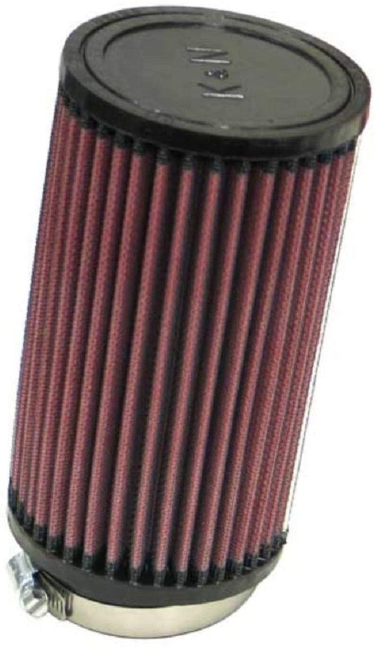 K&N Universal Clamp-On Air Filter: High Performance, Premium, Washable, Replacement Engine Filter: Flange Diameter: 2.75 In, Filter Height: 7 In, Flange Length: 1 In, Shape: Round, RU-1480