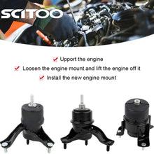 SCITOO Engine Motor Set 4PCS A7349EL A7348 A7358EL A7351 Compatible with for N-ISSAN Maxima 2004-2006 Altima 2005-2006 Quest 2004-2009 3.5L