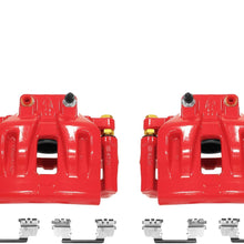 Power Stop S4968A Red Powder-Coated Performance Caliper