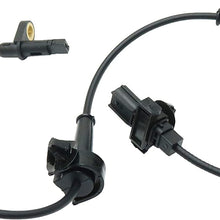 Front ABS Speed Sensor Compatible with 2012-2013 Honda Civic 2 Male Terminals, Blade-Type, Driver Side