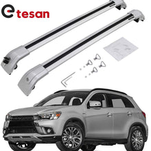 2 Pieces Cross Bars Fit for Mitsubishi Outlander Sport 2010-2021 Silver Cargo Baggage Luggage Roof Rack Crossbars