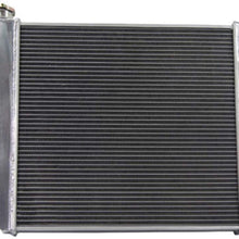 ALLOYWORKS 3 Row Aluminum Radiator for Jeep Wrangler TJ YJ CHEVY V8 Conversion (w/FAN SROUD)