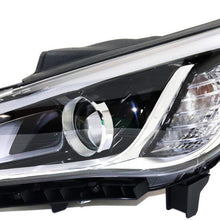 Head Lamp Compatible with HYUNDAI SONATA 2015-2017 Right Side and Left Side Assembly Hid with Hid Kit