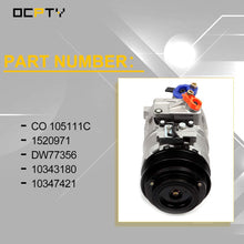 OCPTY Air Conditioner Compressor Compatible for Dodge Sprinter 2500 Freightliner Sprinter Mercedes-Benz C230 CO 105111C