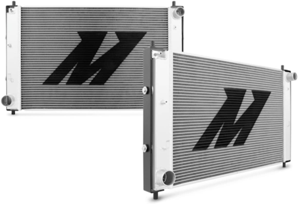 Mishimoto MMRAD-MUS-97B Bracketed Aluminum Radiator Compatible With Ford Mustang Manual 1997-2004 Silver