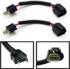 iJDMTOY (2) H4 9003 to H13 9008 Pigtail Wire Wiring Harness Adapters for H4/H13 Headlight Conversion Retrofit