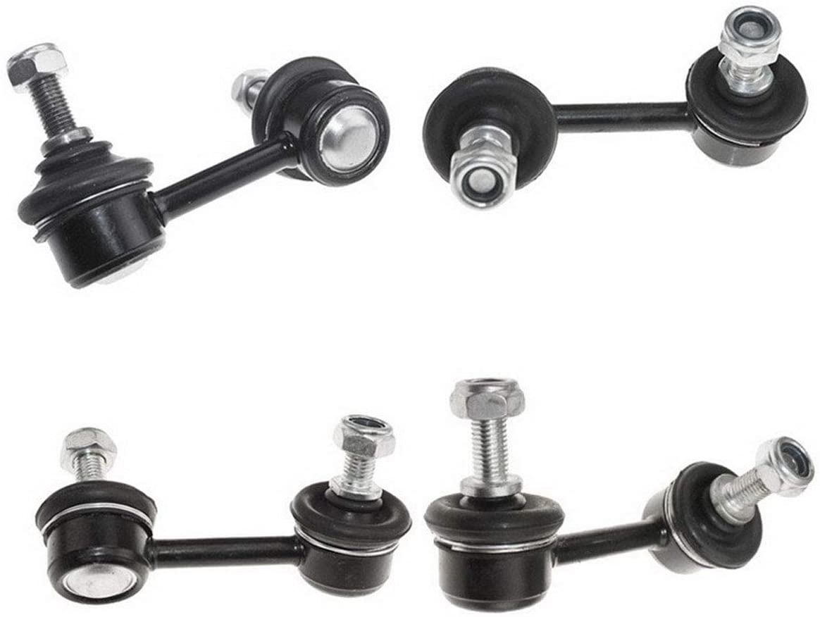 DLZ 4 Pcs Suspension Kit-2 Front 2 Rear Sway Bar Stabilizer Bar Link Compatible with Civic Acura CSX 2006 2007 2008 2009 2010 2011 K750125 K750126 K80769 K80768