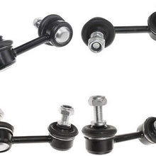 DLZ 4 Pcs Suspension Kit-2 Front 2 Rear Sway Bar Stabilizer Bar Link Compatible with Civic Acura CSX 2006 2007 2008 2009 2010 2011 K750125 K750126 K80769 K80768