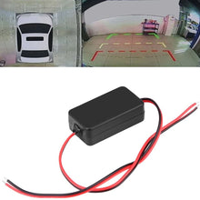 Filter Rectifier, 12V DC Car Rearview Camera Power Relay Capacitor Filter Rectifier Black