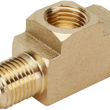 Brass Brake Tee Fitting, 3/8-24 IFF/IFM