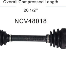 GSP NCV48018 CV Axle Shaft Assembly for Select 2010 Mercedes-Benz E350 and E550 Sedans - Front Left (Driver Side)