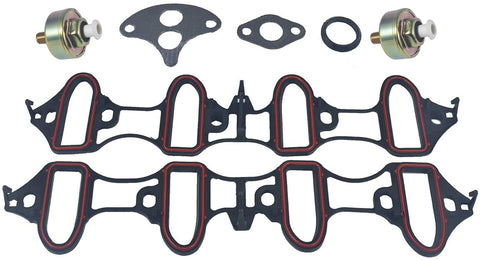 Mingdun Knock Sensor Harness Intake Manifold Gasket Kit For Chevrolet 1500 12601822 213-3521