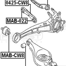 FEBEST MAB-022 Arm Bushing for Lateral Control Arm