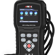 ANCEL AD610 Elite OBDII Scanner ABS SRS(Airbag) Reset Scan Tool Automotive Check Engine SAS Diagnostic Code Reader