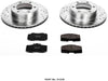 Power Stop K1236 Front Brake Kit with Drilled/Slotted Brake Rotors and Z23 Evolution Ceramic Brake Pads