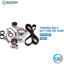 ECCPP Timing Belt Kit Including Timing Belt Water Pump with Gasket tensioner Bearing fits for 94 95 96 97 98 99 00 01 02 Lexus ES300/995 96 97 98 99 00 01 02 03 04 Toyota Avalon