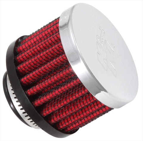 K&N Vent Air Filter/ Breather: High Performance, Premium, Washable, Replacement Engine Filter: Flange Diameter: 0.75 In, Filter Height: 1.5 In, Flange Length: 0.4375 In, Shape: Breather, 62-1360