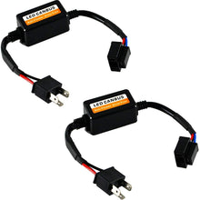 H4/9003 Canbus Decoder Upgraded Resistor H4 Anti-Flicker Harness 9003 Error Free Computer HB2 Warning Canceller LED Headlight Bulb 2 Pack