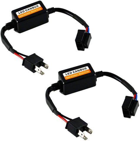 H4/9003 Canbus Decoder Upgraded H4 Led Resistor Resistor 9003 Anti-Flicker Harness 9003 Error Free Computer Warning Canceller LED Headlight Bulb
