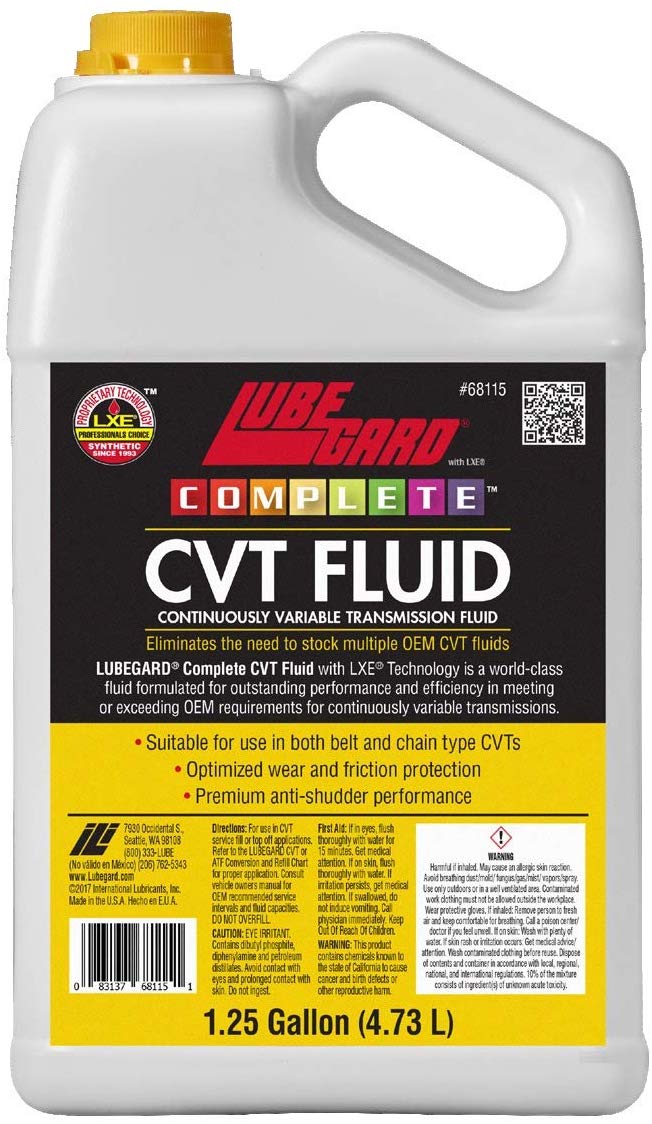 Lubegard 68115 Complete Universal CVT Fluid, 1.25 Gallon