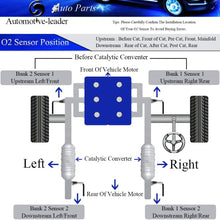 Automotive-leader 4Pcs 234-4587 234-4593 Upstream Downstream Oxygen Sensor 1 Sensor 2 for 2005 2006 Jeep Commander Grand Cherokee Liberty Dodge Durango Ram 1500 Manual Trans Exc.Calif 3.7L 5.7L