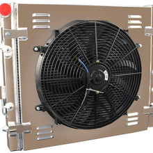 ALLOYWORKS Complete Aluminum Radiator+Fan Shroud+Relay For Jeep Wrangler JK 3.6L 3.8L V6 2007-2015