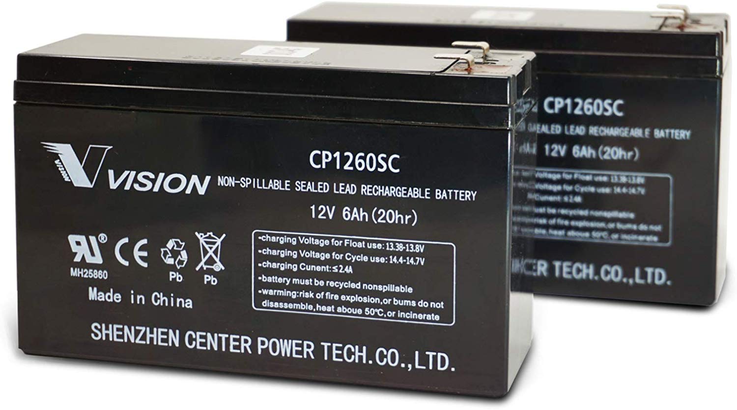 Vision HF12-165W-X Battery