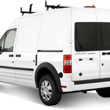 Vantech Transit Connect 2010-13 J2000 Bolt-on Ladder roof Rack 50" Bars White